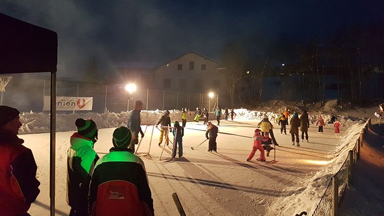 Ice skating in Bad Traunstein, © Gemeinde Bad Traunstein