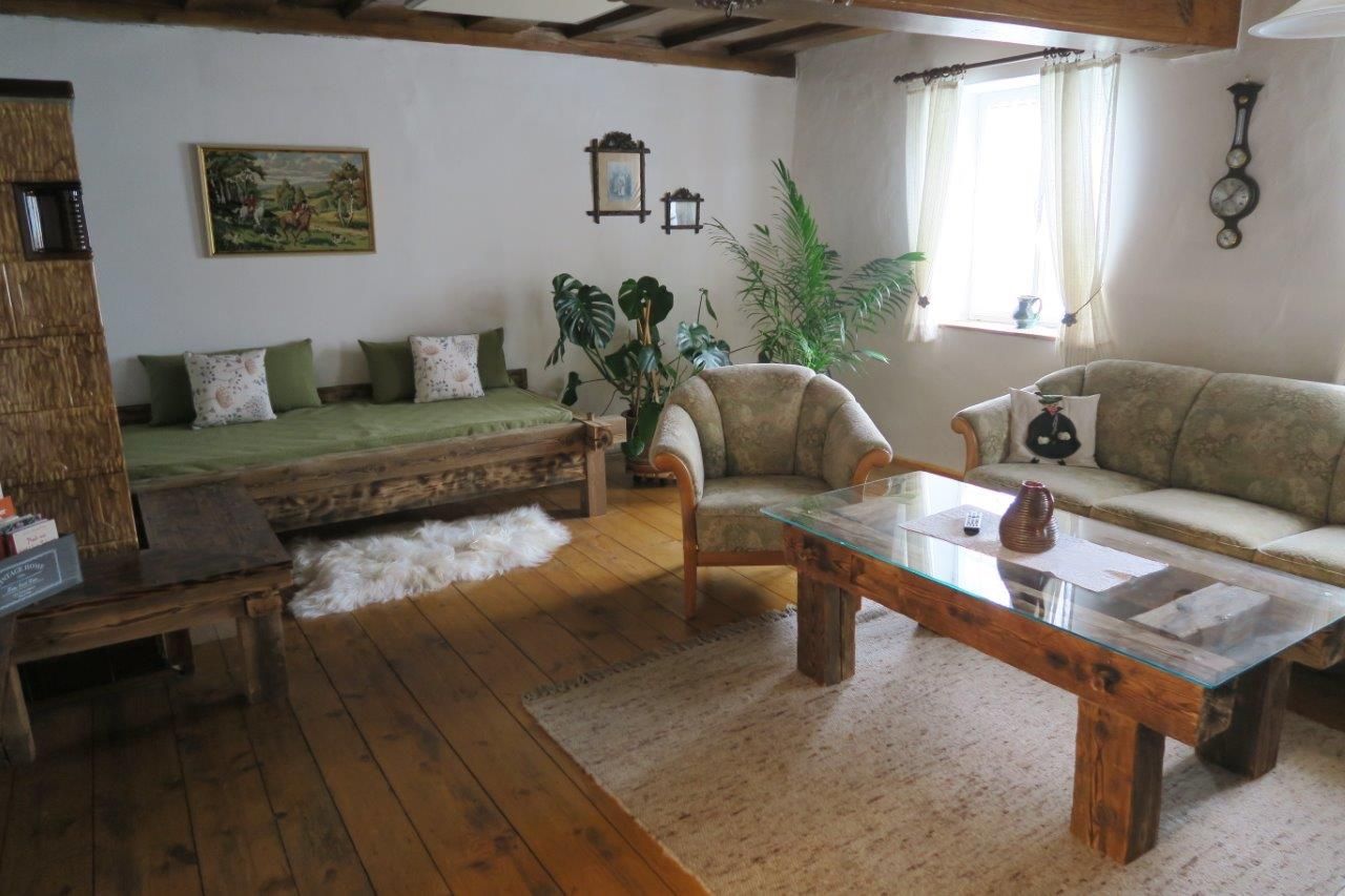Rekreační dům Dörrmühle- Obývací pokoj v přízemí