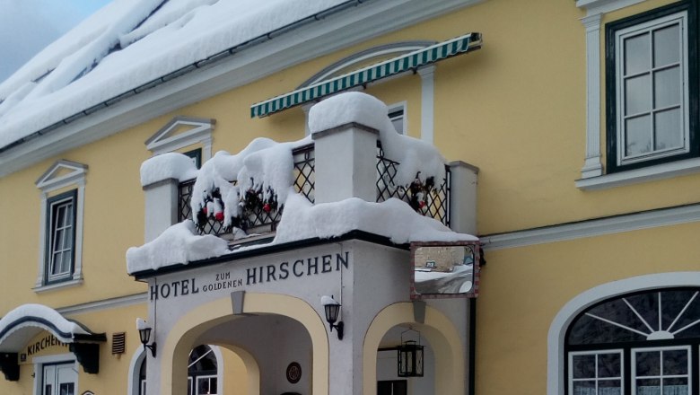 Hotel zum Goldenen Hirschen in winter, &copy; Hotel zum Goldenen Hirschen