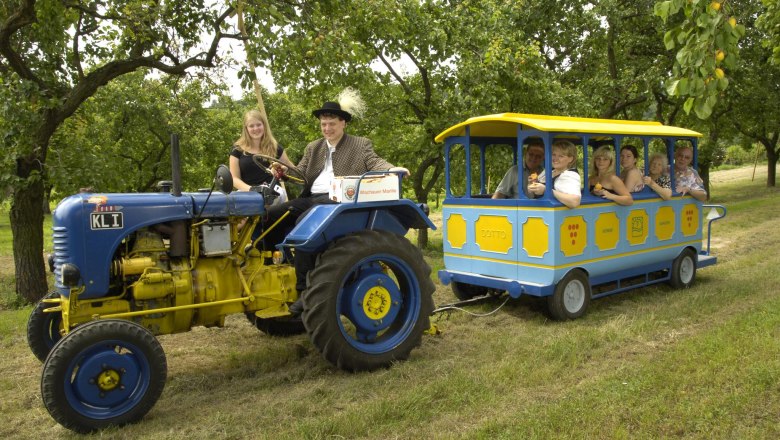 Tutú, meruňkový expres přijíždí!, © Weinhof Aufreiter