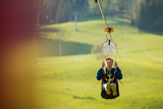 Pro fanoušky adrenalinu: dráha Zipline na Annabergu, © Martin Fülöp