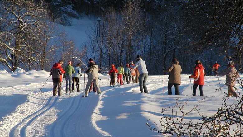Cross-country skiing at the Prolling winter club, © Familie Helm