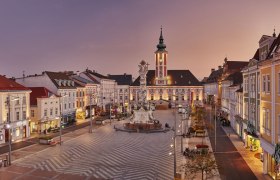 Náměstí Rathausplatz v St.Pöltenu, © Michael Liebert