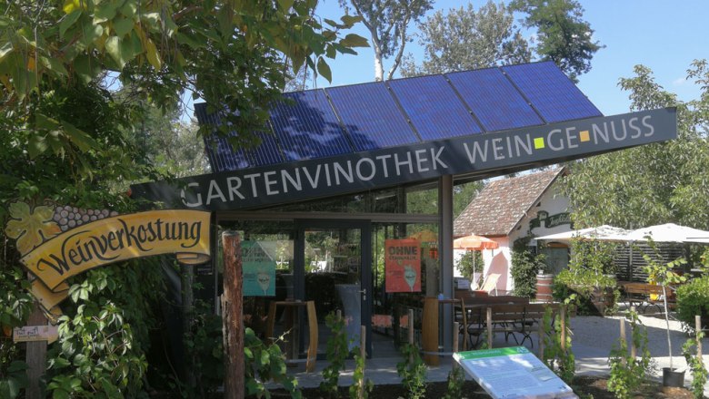 Vinotéka v zahradách GARTEN TULLN, © Weingut Koch