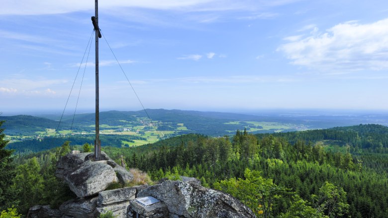 Summit cross on the Nebelstein, © Waldviertel Tourismus, Robert Herbst