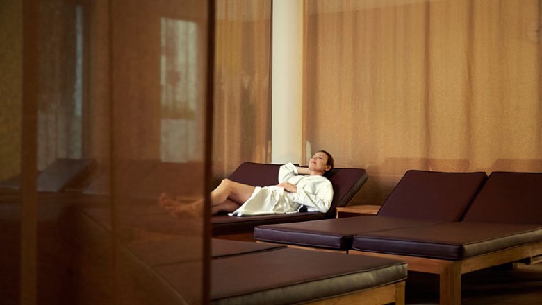 Relaxační místnost Therme Laa, © Therme Laa – Hotel &amp; Silent Spa