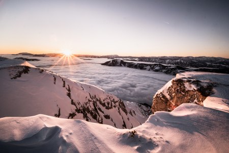 Zimní panorama na Östcheru, © Niederösterreich Werbung, Gerald Demolsky