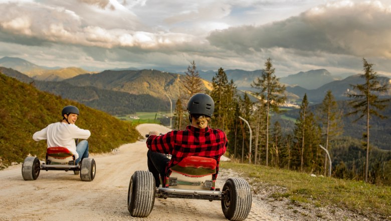 Svižná jízda z kopce na horských motokárách!, © Niederösterreich-CARD/schwarz-koenig.at