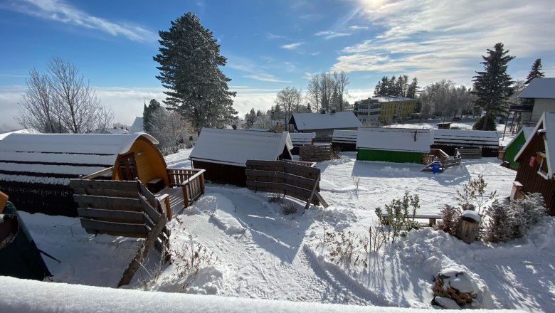 Glamping Park in winter, © Glamping-Park Mönichkirchen OG