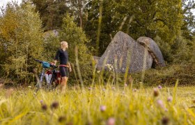 Krátký oddech v přírodním parku Blockheide, © Franziska Consolati