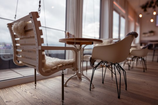 Úžasný design a výhledy z nejvyššího patra hotelu Das Alfred , © Ian Ehm