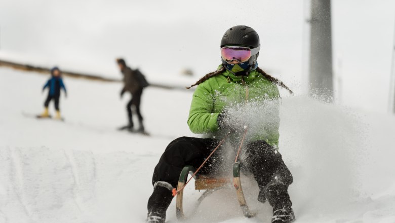 Tobogganing on the Semmering, © Semmering Hirschenkogel
