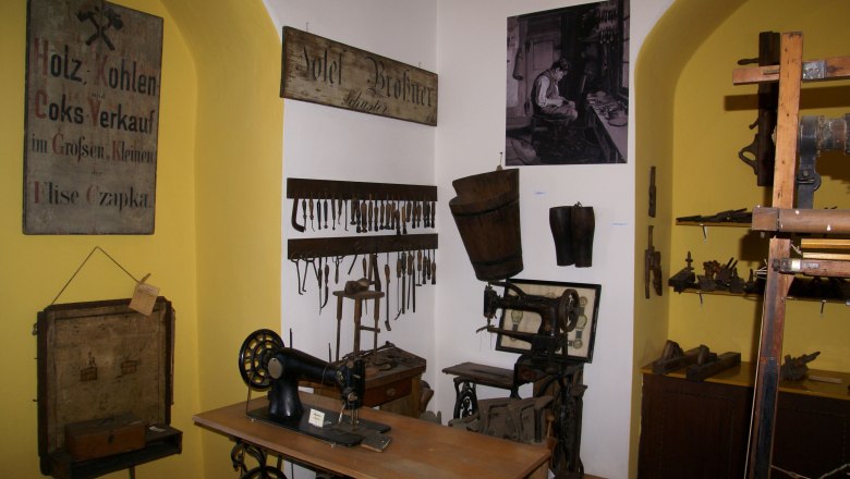 Fischamend local history museum, cobbler's corner, &copy; Archiv Stadtmuseen Fischamend