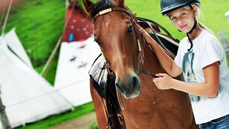 Trial riding at MAHO Farm, © weinfranz.at